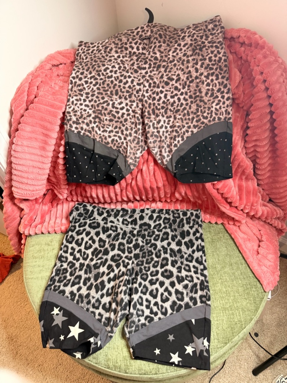 Torrid leapord bike shorts